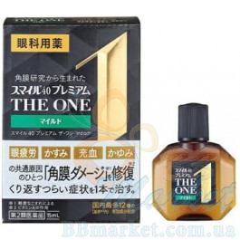 Японські преміум краплі для очей Lion Smile 40 Premium The One 15ml - Mild