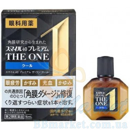 Японські преміум краплі для очей Lion Smile 40 Premium The One 15ml - Cool