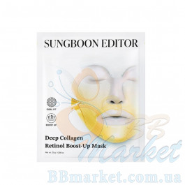 Ліфтинг-маска для обличчя Sungboon Editor Deep Collagen Retinol Boost Up Mask 25g