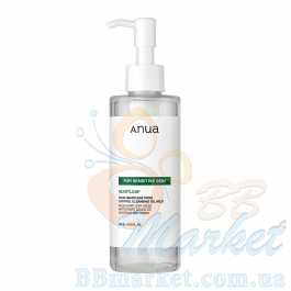Гідрофільна олія для чутливої шкіри обличчя ANUA Heartleaf Pore Control Cleansing Oil Mild 200ml