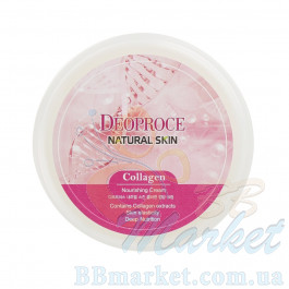 Живильний крем для обличчя з колагеном DEOPROCE Natural Skin Collagen Nourishing Cream 100g
