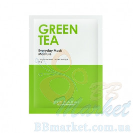 Зволожуюча щоденна маска для обличчя з зеленим чаєм BOOMDEAHDAH Everyday Mask Green Tea 25g