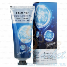 Крем для рук с коллагеном Farm Stay Visible Difference Hand Cream (Collagen) 100g