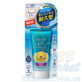 Увлажняющая солнцезащитная эссенция Kao Biore UV Aqua Rich Watery Essence SPF50+ PA++++ 50g