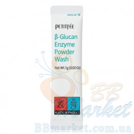 Ензимна пудра для вмивання з бета-глюканом PETITFEE Beta-Glucan Enzyme Powder Wash 1g