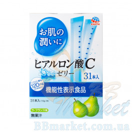 Японська питна гіалуронова кислота у формі желе зі смаком груші Earth Hyaluronic Acid C Jelly 310g (на 31 день)