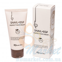 Крем для обличчя з муцином равлика Secret Skin Snail+EGF Perfect Face Cream 50g