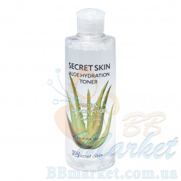 Зволожуючий тонер для обличчя з екстрактом алое Secret Skin Aloe Hydration Toner 250ml (Термін придатності: до 23.07.2024)