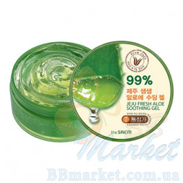 Увлажняющий гель алое 99% The Saem Jeju Fresh Aloe Soothing Gel 99% 300ml