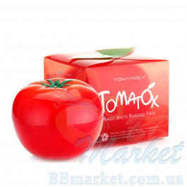 Освітлювальна маска для обличчя з екстрактом томата TONY MOLY Tomatox Magic White Massage Pack 80g