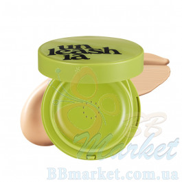 Сатиновий кушон для обличчя UNLEASHIA Satin Wear Healthy Green Cushion SPF30 PA++  (Тон: #23) 15g