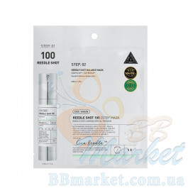 Зміцнювальна тканинна маска з мікроголками для обличчя VT Cosmetics Reedle Shot 100 2Step Mask 26,5g