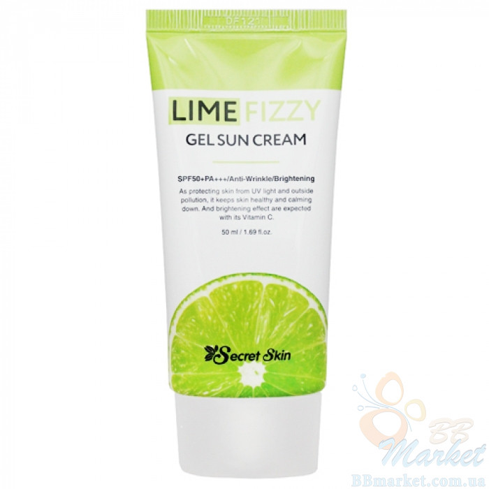 Сонцезахисний крем для обличчя з екстрактом лайму Secret Skin Lime