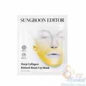 Ліфтинг-маска для обличчя Sungboon Editor Deep Collagen Retinol Boost Up Mask 25g