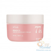 Зволожувальний крем з екстрактом персика ANUA Peach 77% Niacin Enriched Cream 50ml