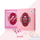 Гидрогелевая маска для лица с рубином KOELF Ruby & Bulgarian Rose Hydro Gel Mask 30g