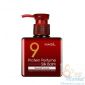 Парфумований незмивний бальзам для волосся з квітковим ароматом MASIL 9 Protein Perfume Silk Balm Sweet Love 180ml