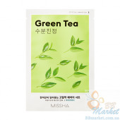 Тканинна маска для обличчя з екстрактом зеленого чаю MISSHA Airy Fit Sheet Mask Green Tea 19g