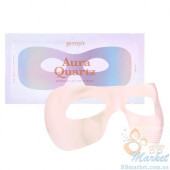 Гидрогелевая маска для области вокруг глаз с экстрактом жемчуга и лавандой PETITFEE Aura Quartz Hydrogel Eye Zone Mask Iridescent Lavender 9g - 1шт.