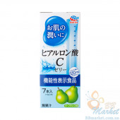 Японская питьевая гиалуроновая кислота в форме желе со вкусом груши Earth Hyaluronic Acid C Jelly 70g (на 7 дней) (Срок годности: до 31.07.2022)