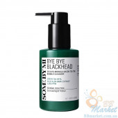 Маска-пінка від чорних цяток SOME BY MI Bye Bye Blackhead 30 Days Miracle Green TeaTox Bubble Cleanser 120g